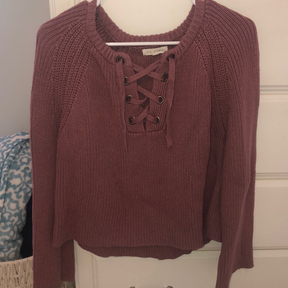 PacSun chunky cropped sweater size L